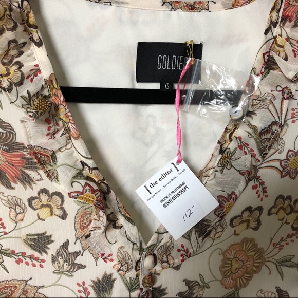 💐NWT!!💐Goldie Floral Long Sleeve Maxi Dress - Picture 6 of 9